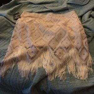 Fringe skirt